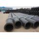 Connection Steel Flanges HDPE Slurry Pipe With Pressure 0.4 - 2.0Mpa
