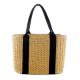 New Natural Rattan Style Fashion Plaited Article Paper Tote Handbag Shoulder Beach Straw Bag For Women