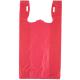 Custom Plastic T Shirt Bags , Unprinted Embossed Recycled T Shirt Bags