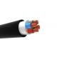 300 / 500V 70˚C 4 / 5 Core Armoured Cable , Light Polyvinyl Chloride Sheathed Cable