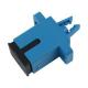 Green Adapter SC APC Simplex Body Style Mounting Type With Flange