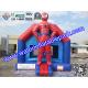 Outdoor Spiderman Inflatable Bouncy Castle Jumper , PVC Jumping Castle For Kids