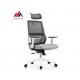 Gray Mesh and Fabric Office Chair with Aluminum Base The Ultimate Ergonomic Seating Solution