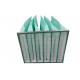 Air Conditioning Bag Filters F6 Pocket Air Filter For Food Industry