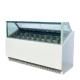 9 Tray Commercial Ice Cream Frozen Display Case With Fan Cooling