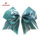 Ponytail Sublimation Personalized Cheer Bows / Senior Cheer Bows For Decoration