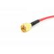 Right Angle RF Cable Assemblies Wire Harness SMA Male To SMA Male Au Plated