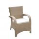 Hotel Outdoor Aluminum Metal Garden Chairs PE rattan resin Garden Chairs handrail Balcony Chair---YS5628