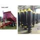 Welded Dump Truck Tipper Trailer Single Acting Telescopic Hydraulic Cylinders CE Marked