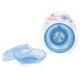 Non Toxic ISO Blue PP Baby Feeding Bowls And Spoons