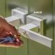 Premium Aluminum Storage Heavy Duty Shed Lock UV Resistant Weatherproof For Single Double Door Outdoor Storage Sheds 3 Keys Included