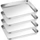 Durable SS 201 Oven Baking Tray Baking Cookie Sheets Non Toxic