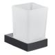 Sus 304 Single Glass Cup Toothbrush Holder Bathroom Square Tumbler Holder
