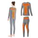 Female Electric Heating Base Layer Heated Thermal Underwear Suit for Winter