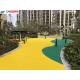 Jogging Track EPDM Rubber Flooring Yellow EPDM Playground Surface