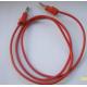 20A high current test wire cable 2.1 silicon wire test cable 1 meter 4.0mm banana plug OEM connectors