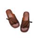 S357 Direct Selling Ins Tide Shoes 2020 New Cotton And Linen Fight Leather Flip-Flops Cool And Breathable Wedge Slippers