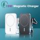 15W QI Wireless Magsafe Charger Magnetic Car Phone Holder 12V 1.5A