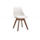 Anticorrosive Modern Plastic Dining Chairs Stable Structure