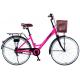 26 size elegant city bike for lady with Shimano Nexus 3 inner speed with front basket