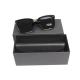 Black Color Sun Glass Gift Shipping Packaging Box With Custom Logo and Shape