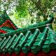 Dark Green Asian Style Roof Tiles Perfect For Antique Building Materials In Garden Buildings