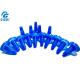 Lightweight Cosmetic Lipstick Mold Silicone Lipstick Mould Blue Color Small Size