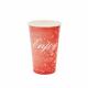 20OZ Eco Friendly Kraft Recyclable Paper Cups For Cold Drinks