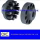 1000Nm Zinc Plated 25mm Steel L Type Flanged Flexible Rigid Pcb Couplings For Shaft Connection