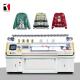 Knitted Sweater Flat Knitting Machine With Synthetic Fibers Yarn