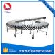 Gravity Roller Flexible Conveyors applied in loading docks/plant floors/shipping areas