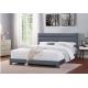 Linen Fabric Upholstered Bed Frame King Size Wholesale Bed Manufacturers