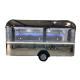 Refrigeration Concession Food Trailer Customizable Color Mobile Food Trailers
