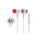 In Ear Promotional Wired Sports Earphones Comfortable Wearing 120CM Length