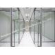 Aluminum Frame Sliding Double Glass Facade Doors For CBD Office Or Exhibition Showroom