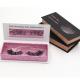 Pink Glitter Paper Gloss Lamination Foldable Gift Boxes With Ribbon