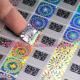 Security Labels QR Code Anti Counterfeiting Sticker 3D Self-Adhesive VOID Holographic Label