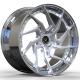 22x12 2 Piece Forged Wheels Polish Barrel Brush Disc 5x112 For Benz Sl500