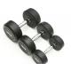 Rubber Coated Dumbbell Round Head 2.5 - 50 kg, Round Head Fixed Dumbbells Comfortable Grip