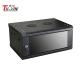 19 Inch 4U 600 X 450mm Small Data Cabinet , Wall Mount Rack Enclosure Server Cabinet