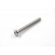 Small Stainless Steel Screw Bolts , DIN7985 Cross Recessed Pan Head Screw