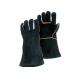 Black Cow Split Leather construction protective Welding Gloves / Glove 11105