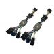 PVC Black 100mm Automotive Wire Harness Assembly
