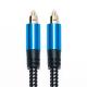 Toslink Audio Cable Blue Digital Optical Fiber Cable Toslink Cable Aluminum Alloy Metal Shell Nylon Braid