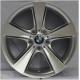 Hot sale car alloy wheel 18 to 19 inch car aluminum alloy rims 120(mm)PCD, hyper silver machined face