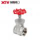 Investment Casting Stainless Steel Screwed Gate Valves Customization and Currency US