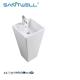 Bathroom Sanitary Ware Ceramic Pedestal Basins Luxury Styles High Quality Art Basins Fixing To Wall