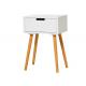 60cm Height Wood Bedside Table