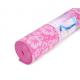 solid color printed yoga mats with customized patten
