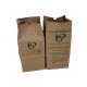 Eco Friendly paper bag packaging bags custom kraft paper stand up pouch disposable bags